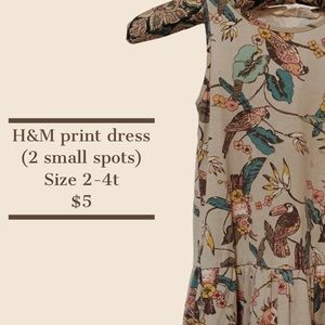 H&M print play dress